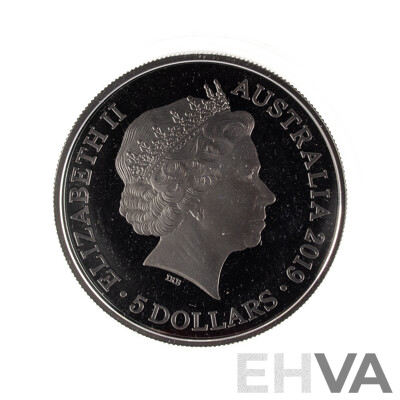 Australian RAM 2019 Commemorative Five Dollar Plated Silver Proof Coin, Echoes of Australian Fauna - Lesser Bilby .999