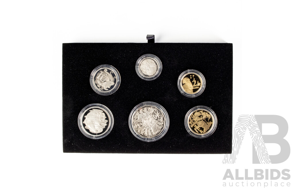 Australian RAM 2017 Six Proof Coin Set, QE2 Effigy of an Era