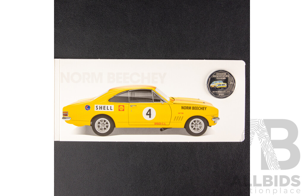 Australian RAM 2018 Six Coloured Fifty Cent Coin Set, Holden High Octane, Australia's Motor Sport Legends