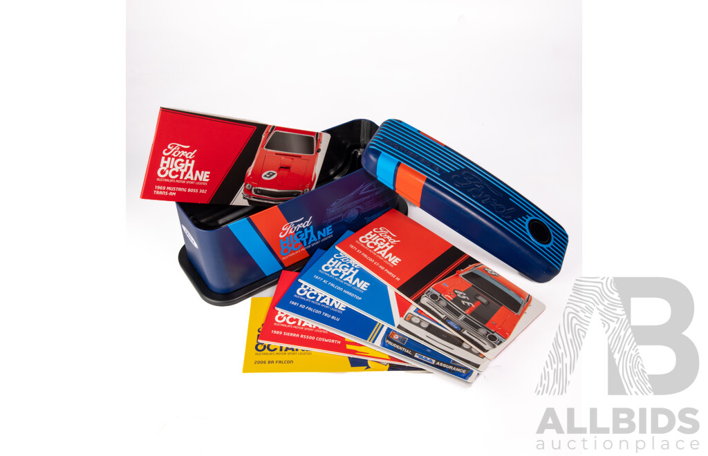 Australian RAM 2018 Six Coloured Fifty Cent Coin Set, Ford High Octane, Australia's Motor Sport Legends