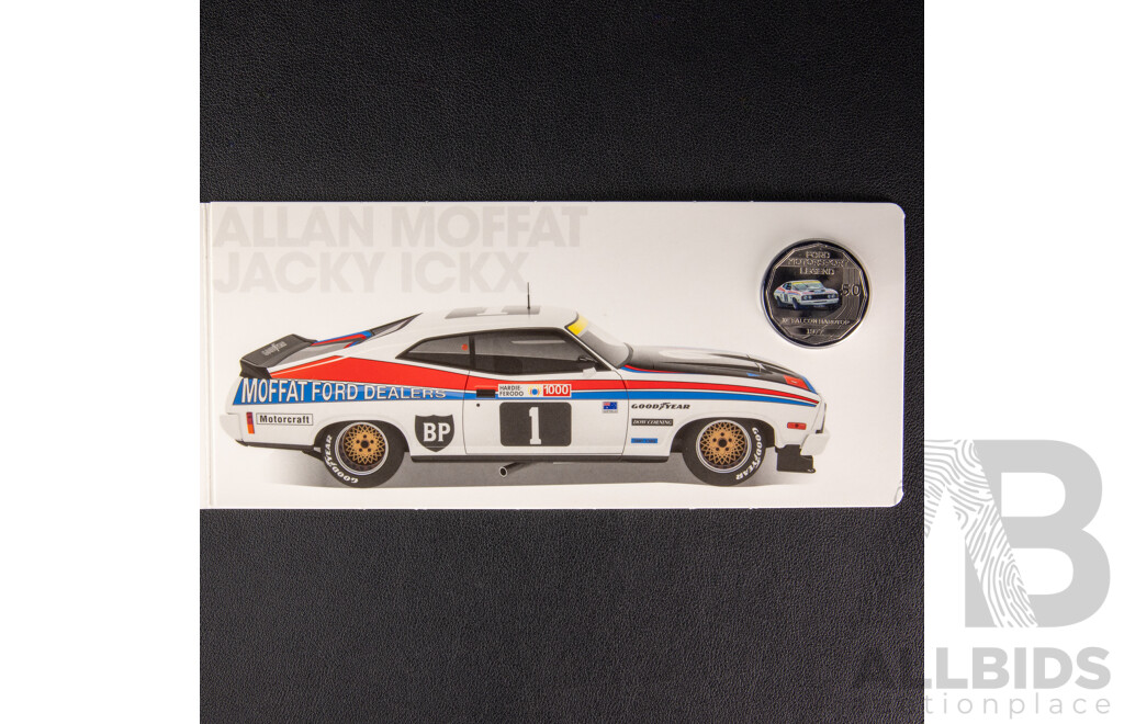 Australian RAM 2018 Six Coloured Fifty Cent Coin Set, Ford High Octane, Australia's Motor Sport Legends