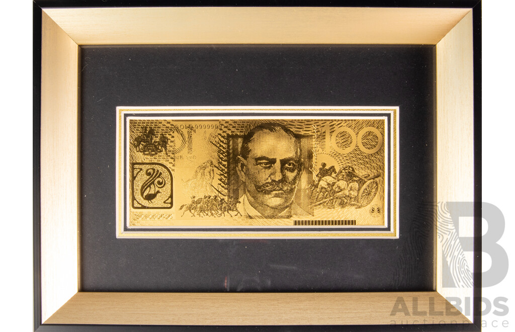 Australian Replica Gold One Hundred Dollar Note