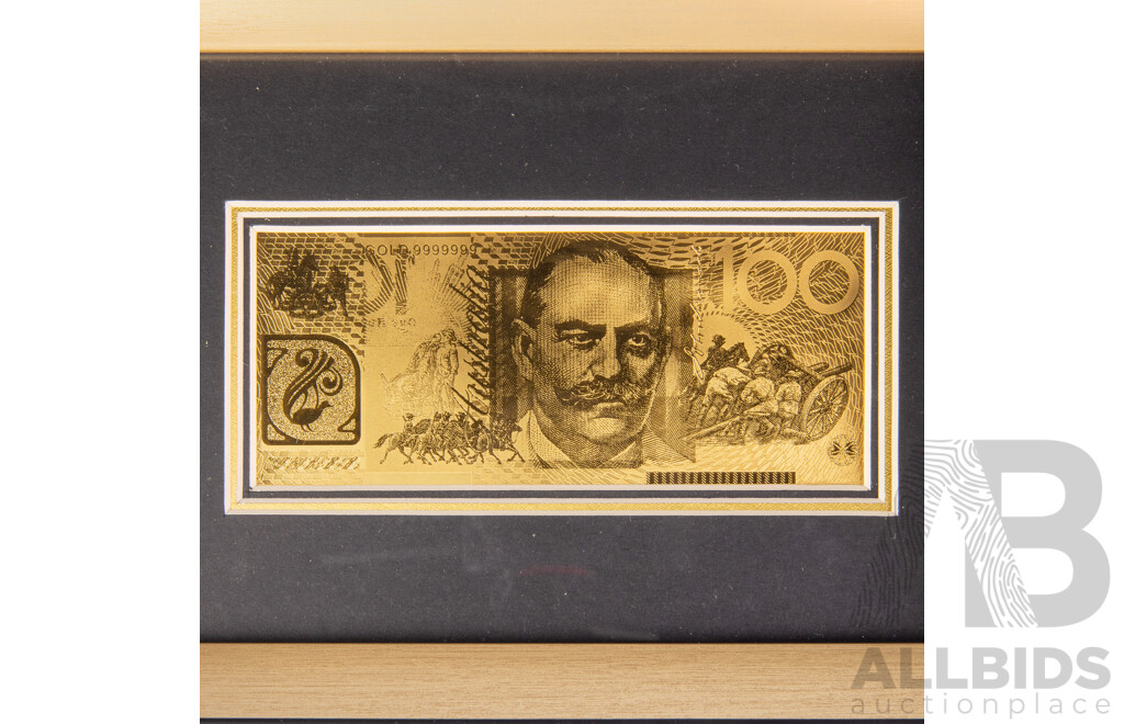 Australian Replica Gold One Hundred Dollar Note