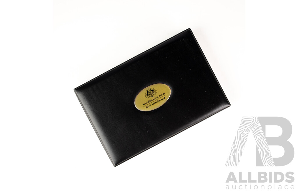Australian RAM 2012 Six Proof Coin Set, Special Edition Including Selectively Gold Plated Fifty Cent Coin