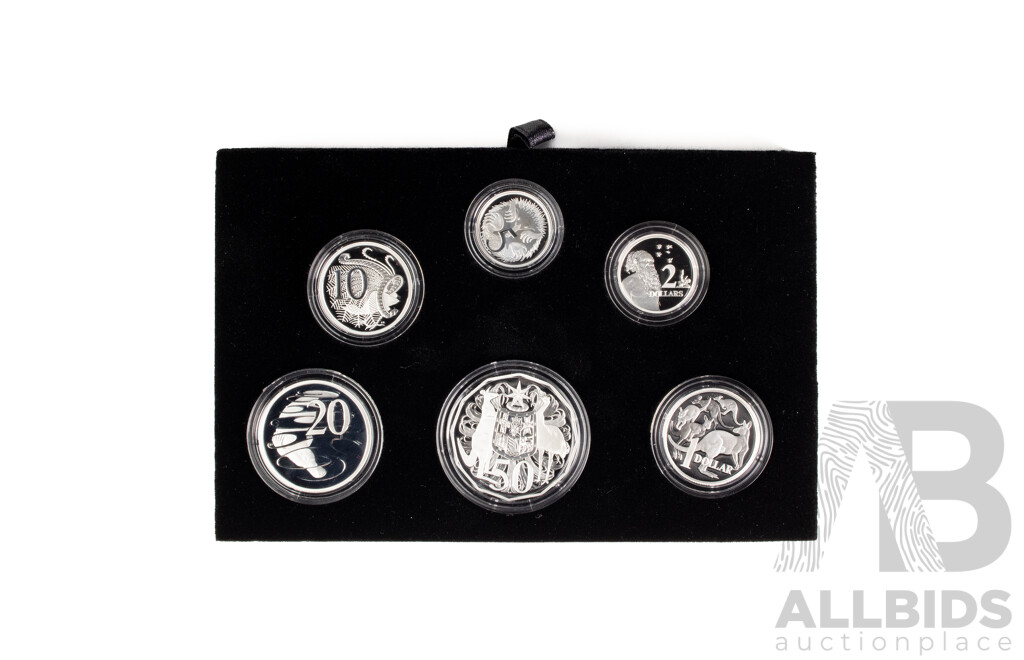 Australian RAM 2021 Six Silver Proof Coin Year Set .999