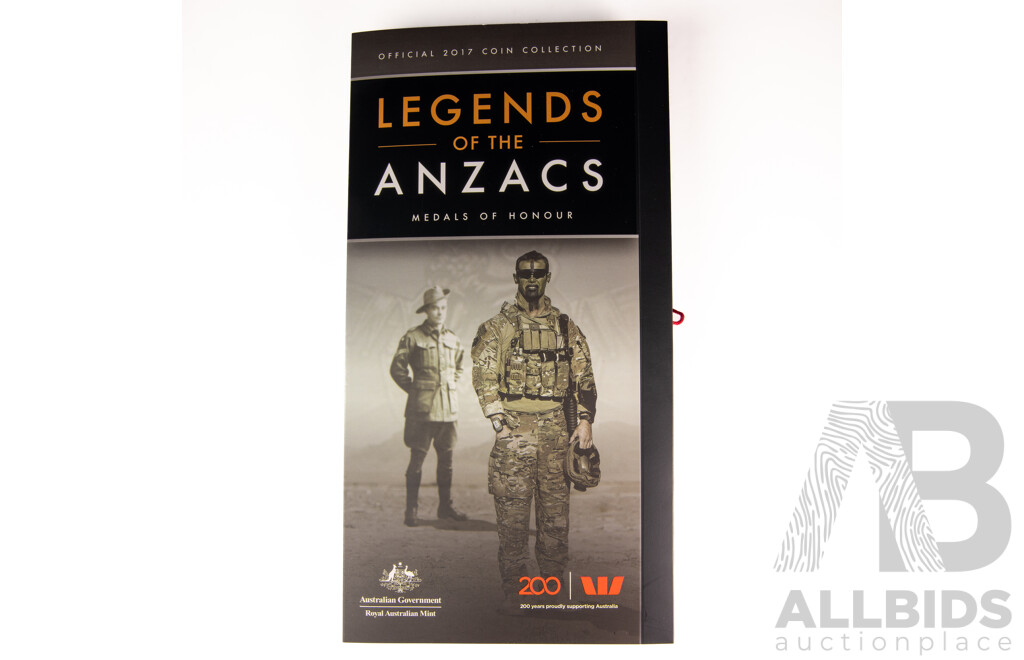 Australian RAM 2017 Fourteen Coin Set, Legends of the ANZACS