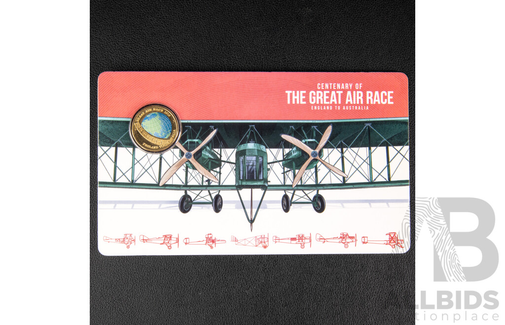 Australian RAM 2019 Eight Commemorative One Dollar Coin Collection, Centenary of the Great Air Race