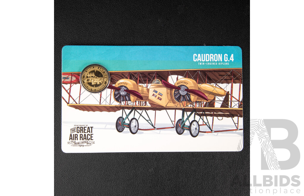 Australian RAM 2019 Eight Commemorative One Dollar Coin Collection, Centenary of the Great Air Race