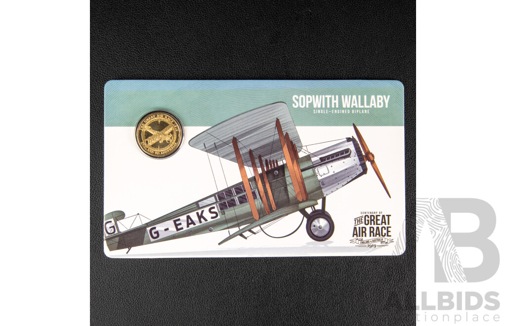 Australian RAM 2019 Eight Commemorative One Dollar Coin Collection, Centenary of the Great Air Race