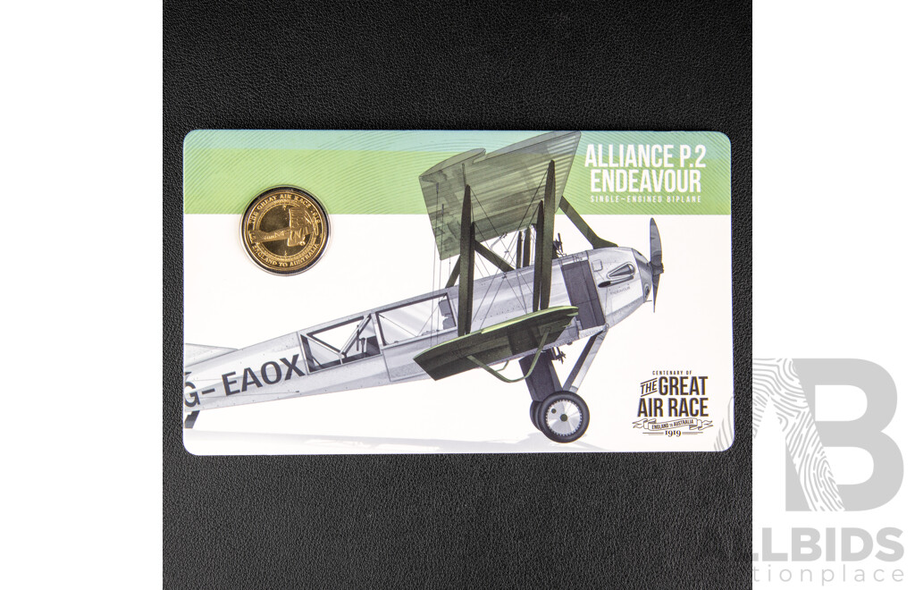 Australian RAM 2019 Eight Commemorative One Dollar Coin Collection, Centenary of the Great Air Race