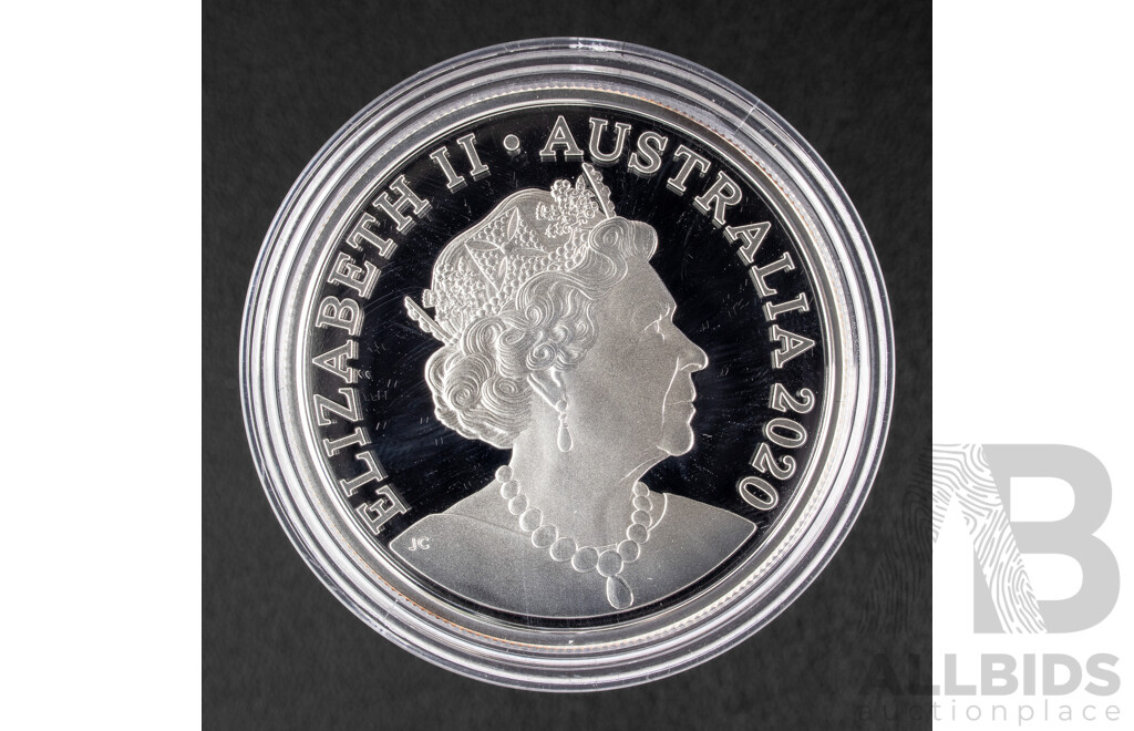 Australian RAM 2020 Silver Proof Five Dollar Coin, Inside Australia's Most Dangerous - Western Taipan .999