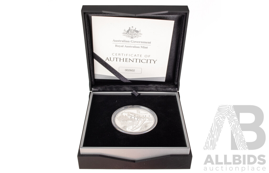 Australian RAM 2020 Silver Proof Five Dollar Coin, Inside Australia's Most Dangerous - Western Taipan .999