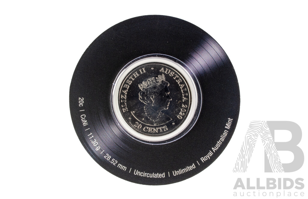 Australian RAM 2021 AC/DC Seven Twenty Cent Coin Box Set