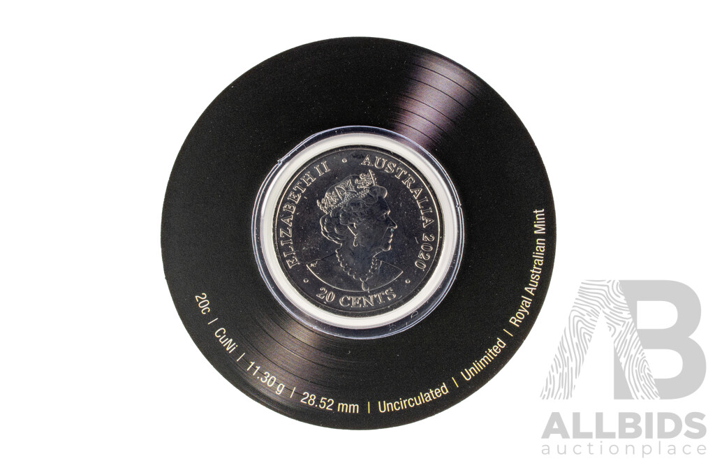 Australian RAM 2021 AC/DC Seven Twenty Cent Coin Box Set