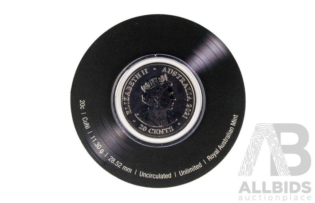 Australian RAM 2021 AC/DC Seven Twenty Cent Coin Box Set