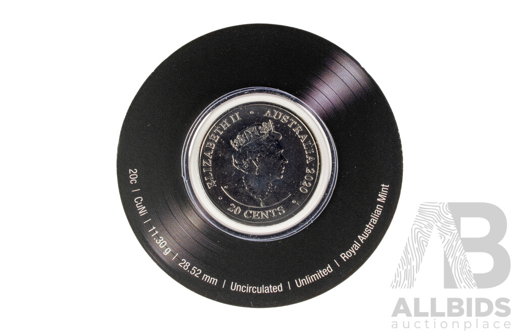 Australian RAM 2021 AC/DC Seven Twenty Cent Coin Box Set