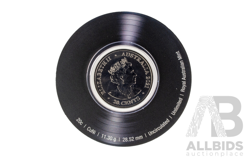 Australian RAM 2021 AC/DC Seven Twenty Cent Coin Box Set