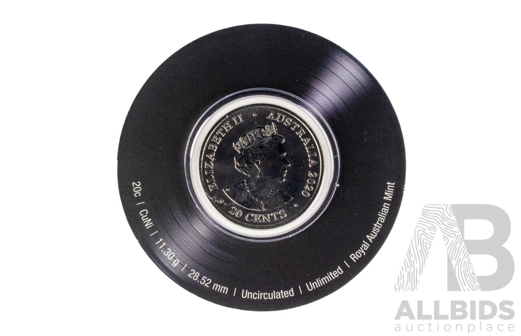 Australian RAM 2021 AC/DC Seven Twenty Cent Coin Box Set