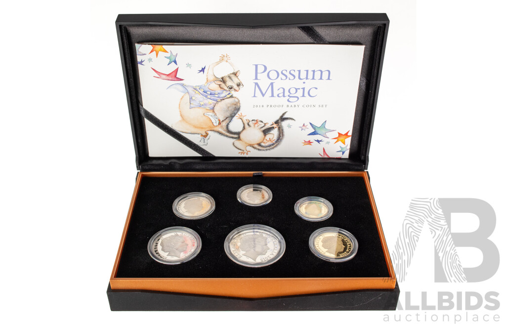 Australian RAM 2017 Possum Magic Proof Baby Coin Set
