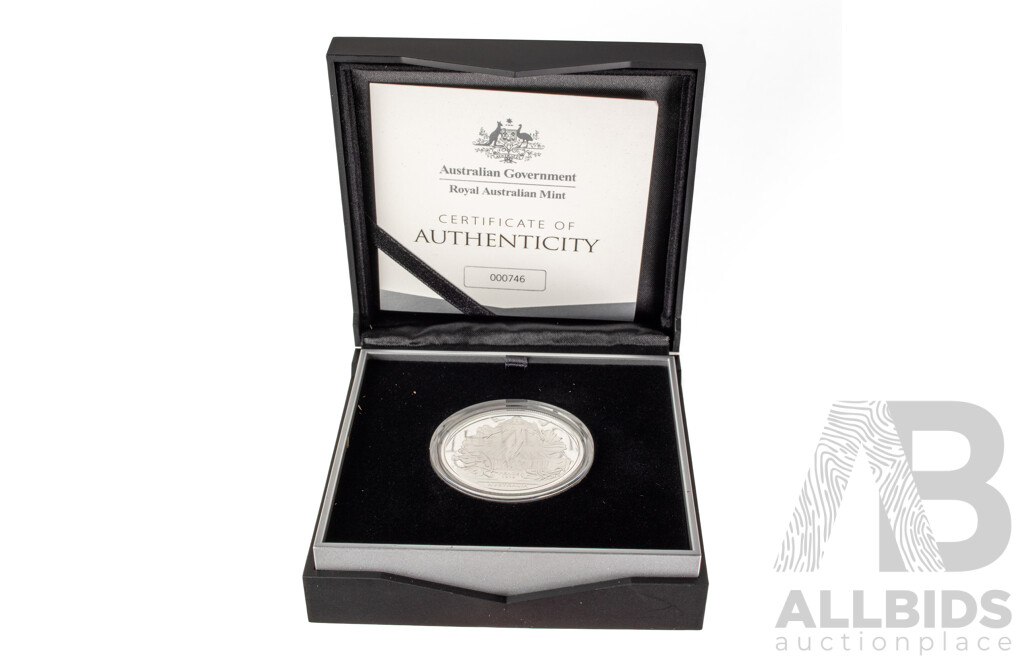 Australian RAM 2019 Silver Five Dollar Proof Coin, Treaty of Versailles 1919-2019 .999
