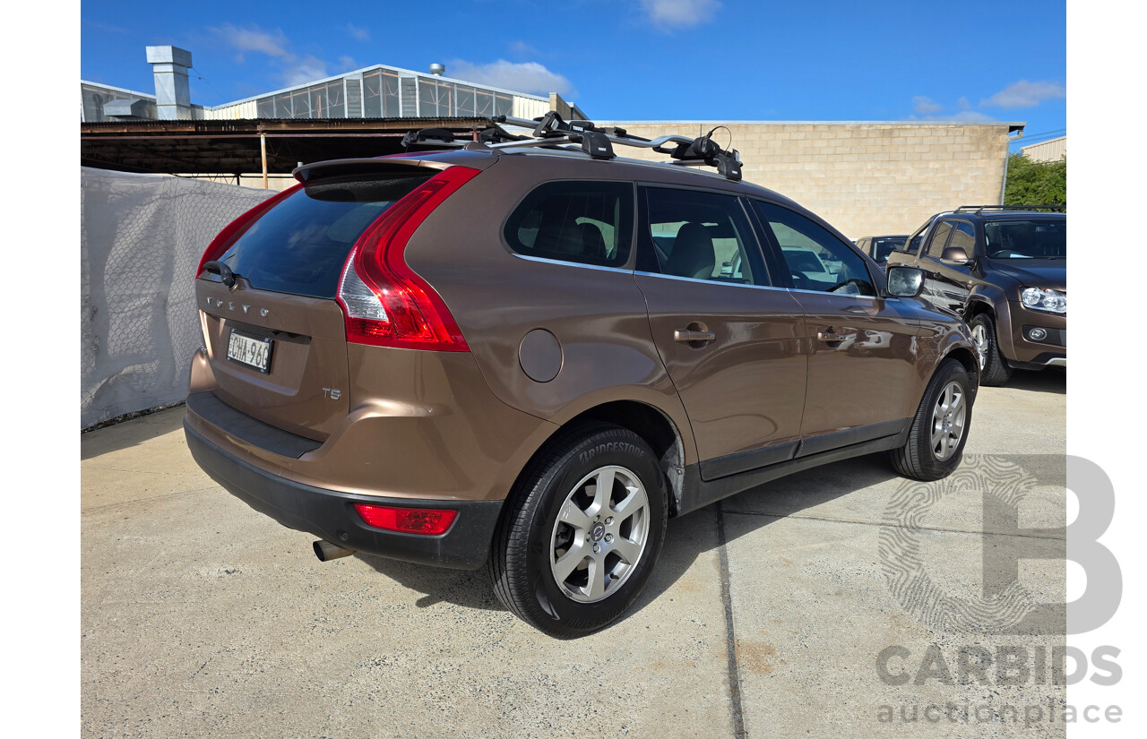 8/2012 Volvo XC60 T5 DZ MY13 4d Wagon Terra Bronze Metallic Turbo 2.0L