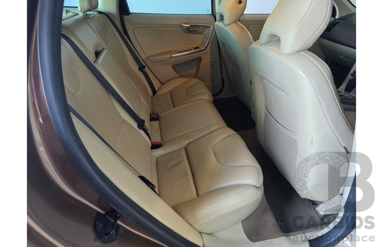 8/2012 Volvo XC60 T5 DZ MY13 4d Wagon Terra Bronze Metallic Turbo 2.0L