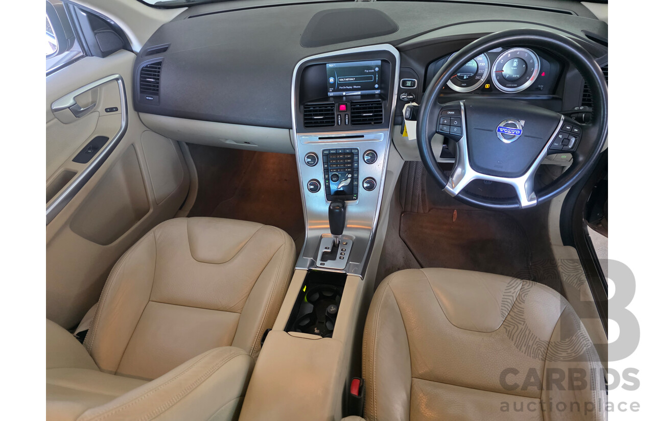 8/2012 Volvo XC60 T5 DZ MY13 4d Wagon Terra Bronze Metallic Turbo 2.0L