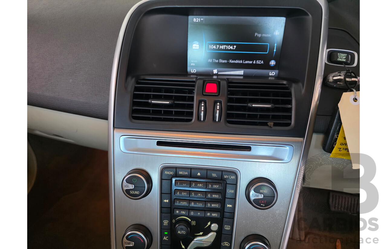 8/2012 Volvo XC60 T5 DZ MY13 4d Wagon Terra Bronze Metallic Turbo 2.0L