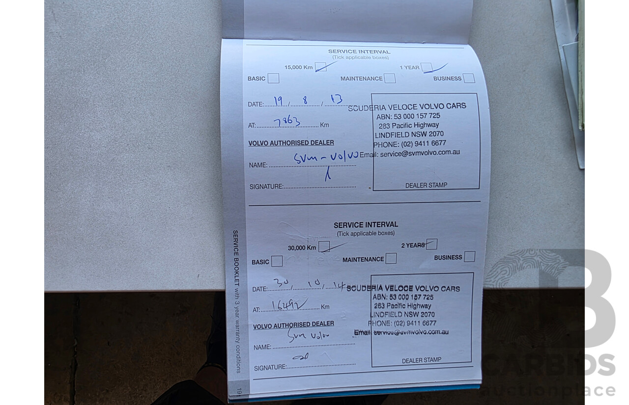 8/2012 Volvo XC60 T5 DZ MY13 4d Wagon Terra Bronze Metallic Turbo 2.0L