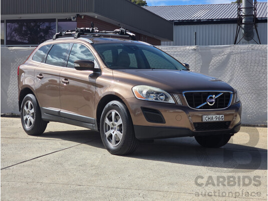 8/2012 Volvo XC60 T5 DZ MY13 4d Wagon Terra Bronze Metallic Turbo 2.0L