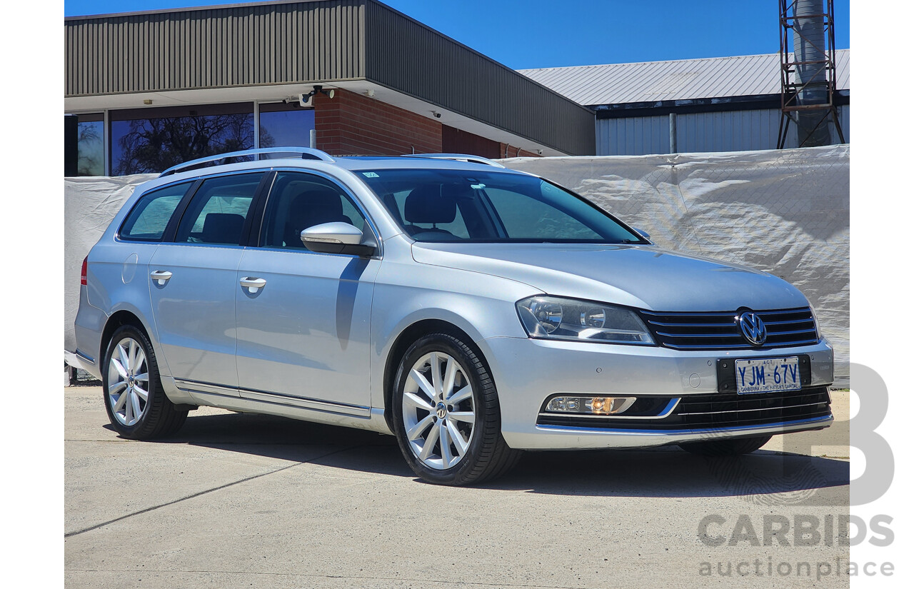 5/2013 Volkswagen Passat 130 TDI Highline 3C MY13.5 4d Wagon Silver 2.0L