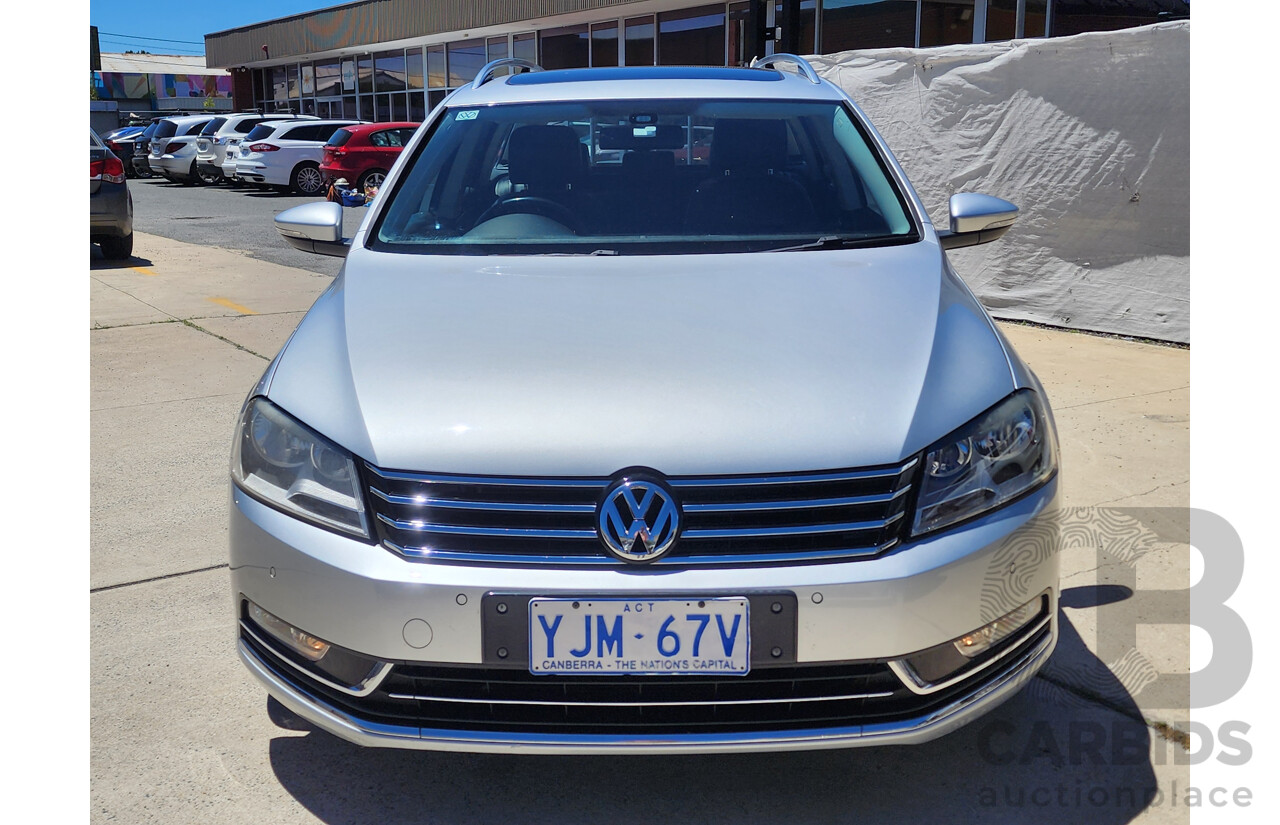 5/2013 Volkswagen Passat 130 TDI Highline 3C MY13.5 4d Wagon Silver 2.0L