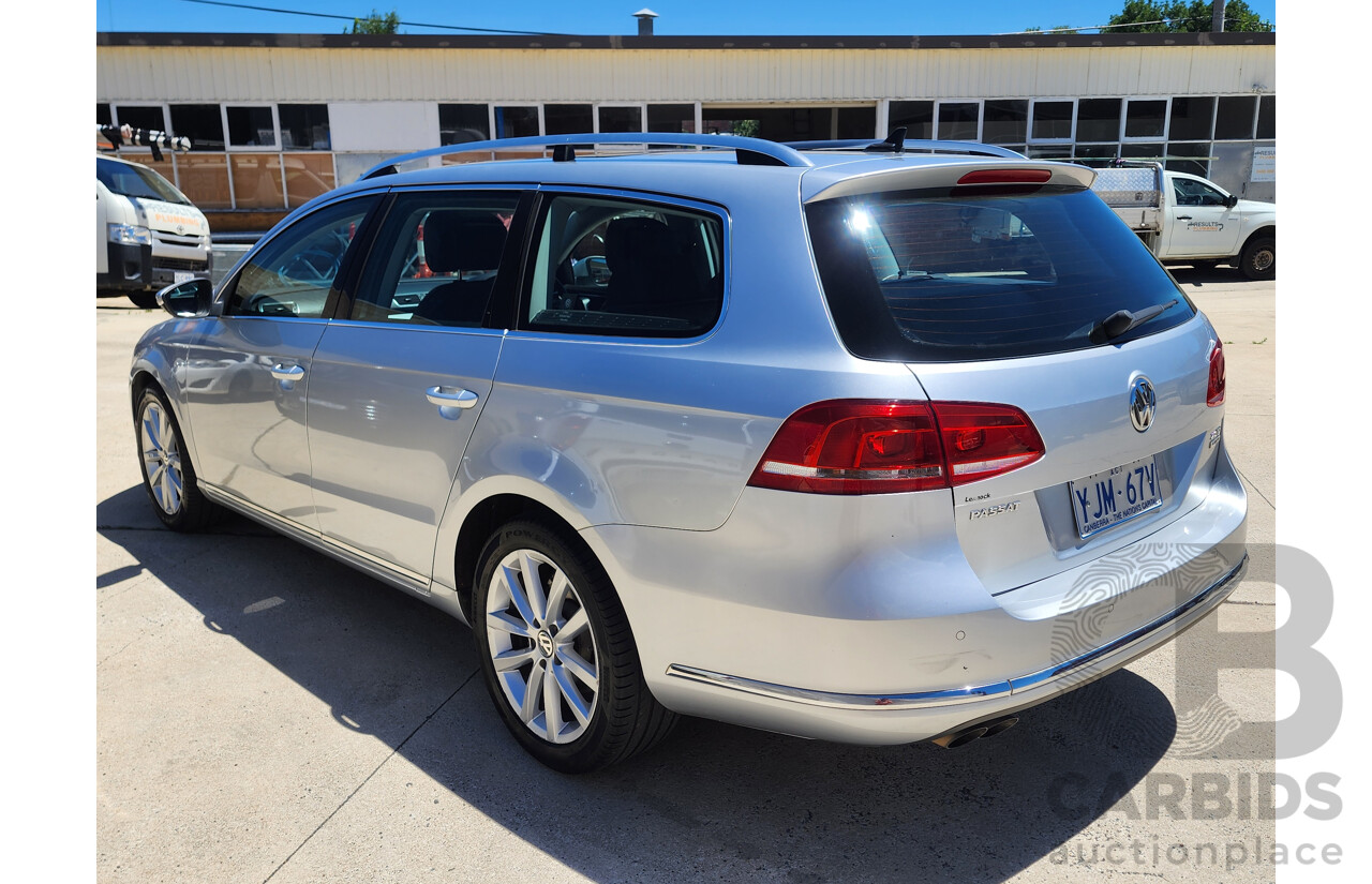 5/2013 Volkswagen Passat 130 TDI Highline 3C MY13.5 4d Wagon Silver 2.0L