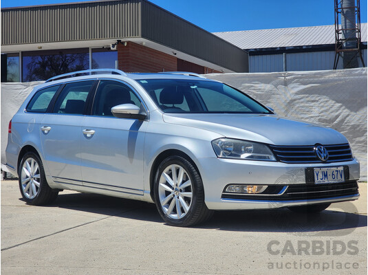 5/2013 Volkswagen Passat 130 TDI Highline 3C MY13.5 4d Wagon Silver 2.0L