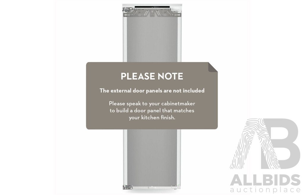 Liebherr 60cm Integrated Fridge-Freezer Telescopic EasyFresh Peak Series - White - ORP $5,199