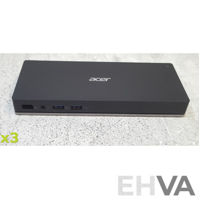 Acer (N18D1) USB Type-C Dock II - Lot of Three