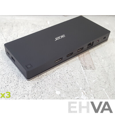 Acer (N18D1) USB Type-C Dock II - Lot of Three
