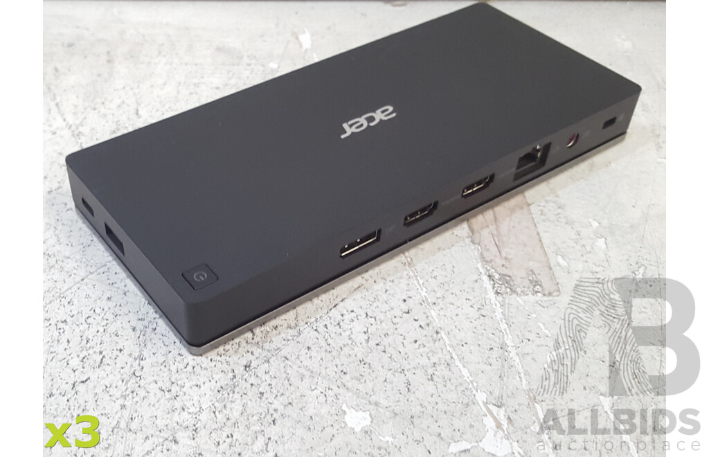 Acer (N18D1) USB Type-C Dock II - Lot of Three