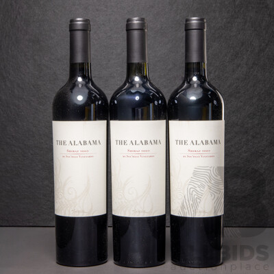 Sou'West Vinyards the Alabama Shiraz Vintage 2002 X 3
