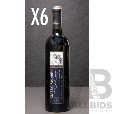 Half Dozen Classic McLaren Cabernet Sauvignon Vintage 1999 (6)