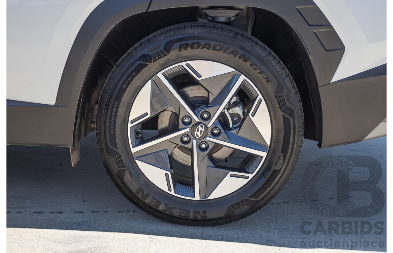 5/2024 Hyundai Tucson NX4.V3 MY25 4d Wagon White Cream Turbo 2.0L