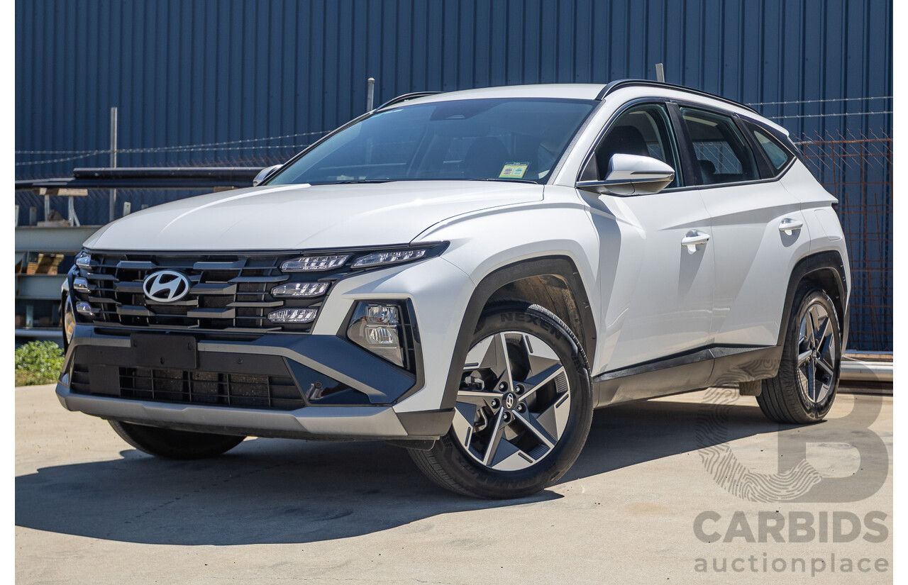 5/2024 Hyundai Tucson NX4.V3 MY25 4d Wagon White Cream Turbo 2.0L
