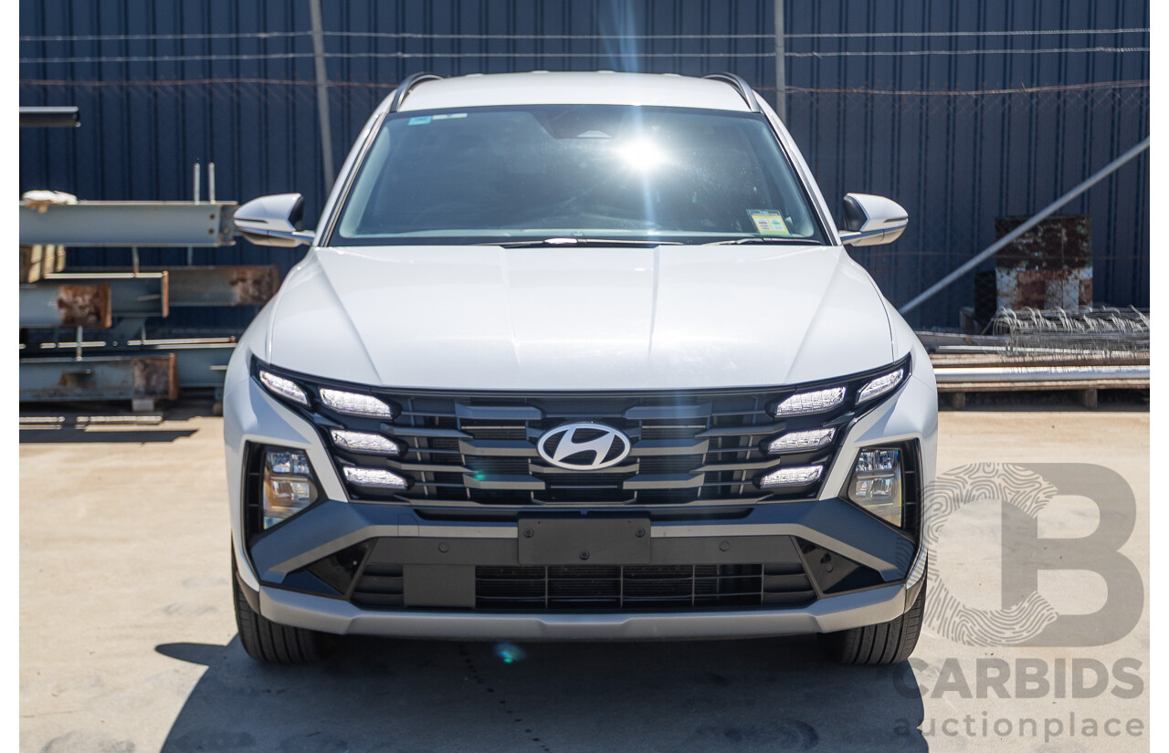 5/2024 Hyundai Tucson NX4.V3 MY25 4d Wagon White Cream Turbo 2.0L