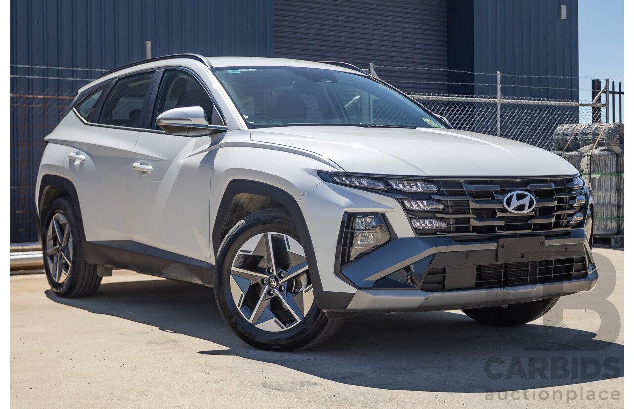 5/2024 Hyundai Tucson NX4.V3 MY25 4d Wagon White Cream Turbo 2.0L