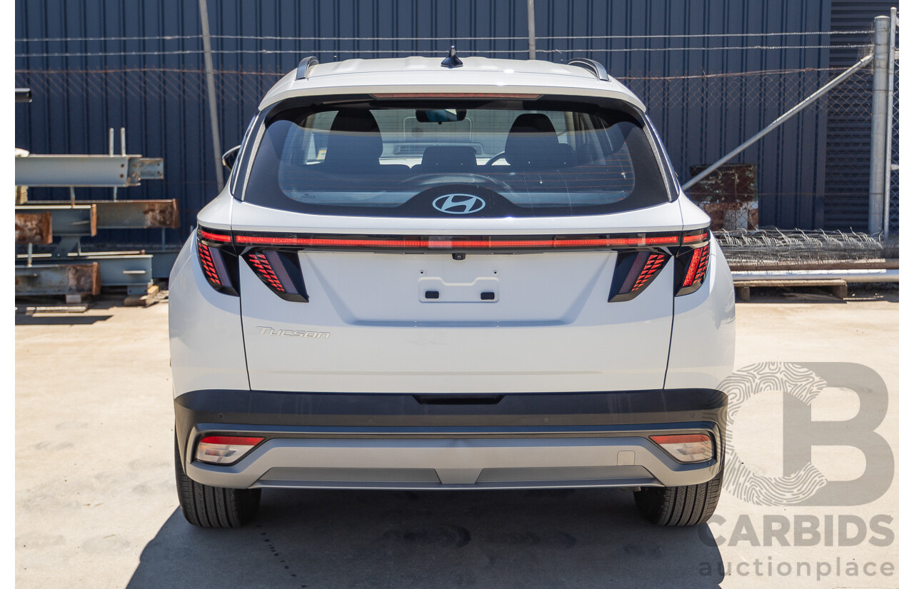 5/2024 Hyundai Tucson NX4.V3 MY25 4d Wagon White Cream Turbo 2.0L