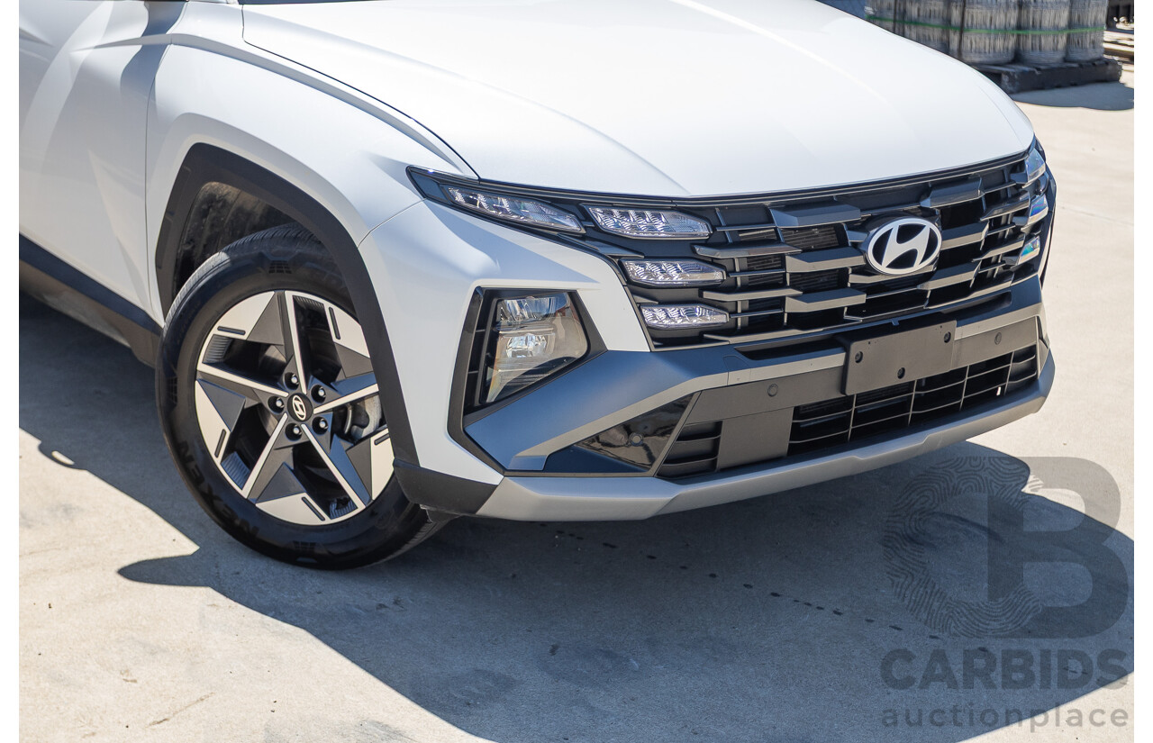 5/2024 Hyundai Tucson NX4.V3 MY25 4d Wagon White Cream Turbo 2.0L