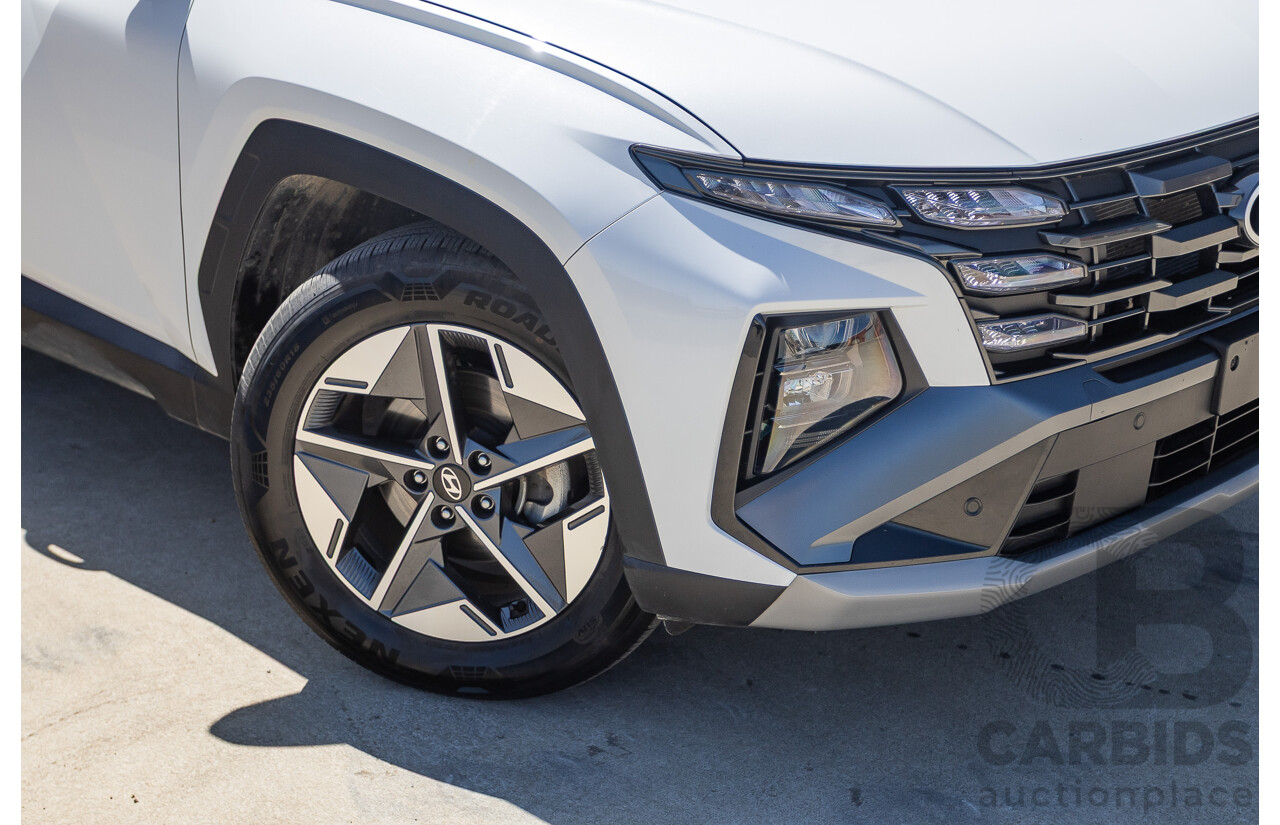 5/2024 Hyundai Tucson NX4.V3 MY25 4d Wagon White Cream Turbo 2.0L