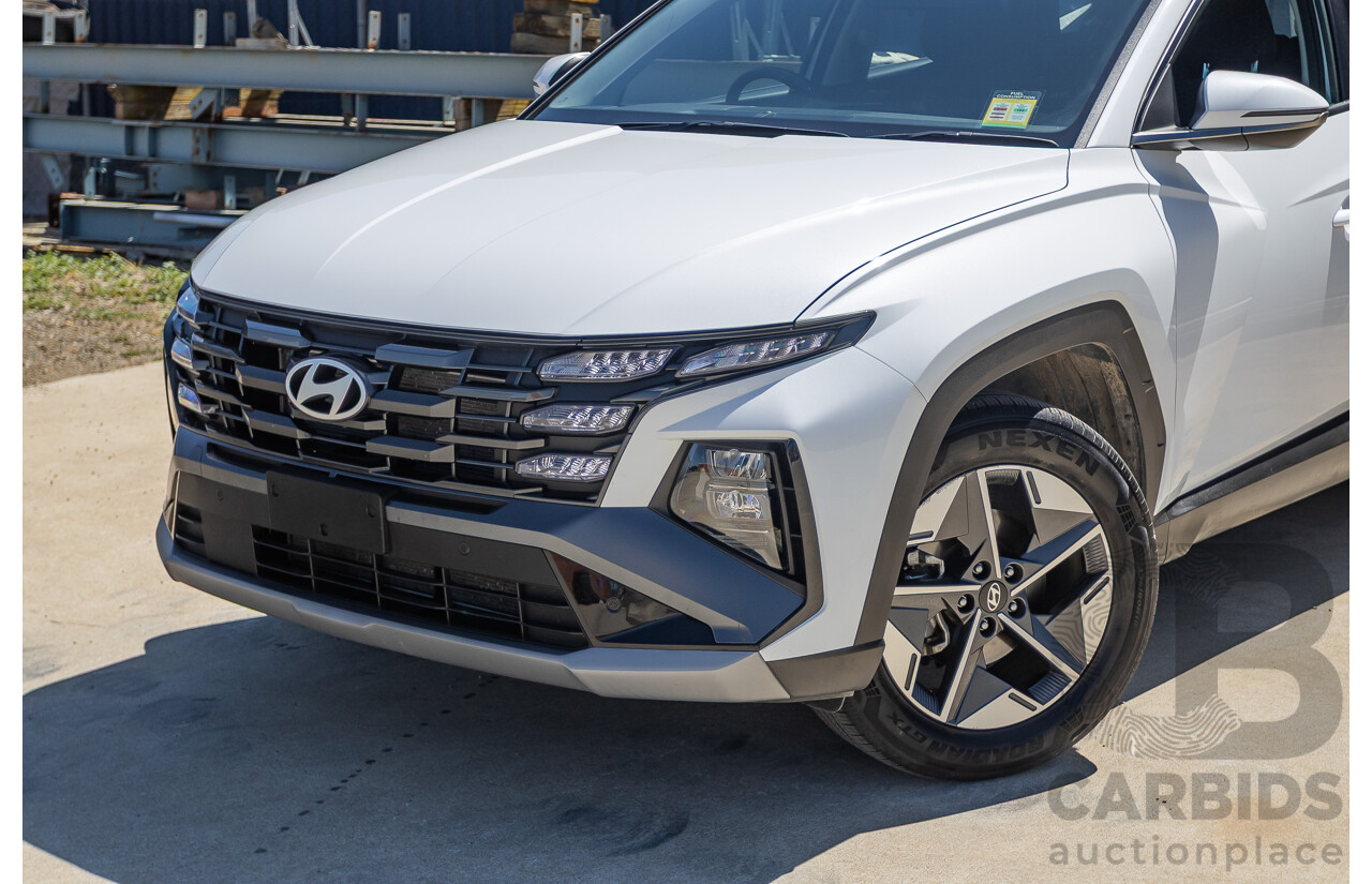 5/2024 Hyundai Tucson NX4.V3 MY25 4d Wagon White Cream Turbo 2.0L