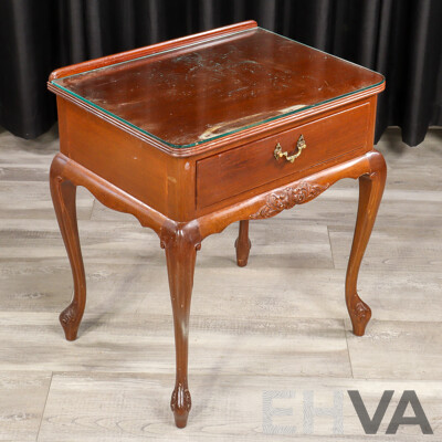 Mahogany Single Drawer Bedside Chest
