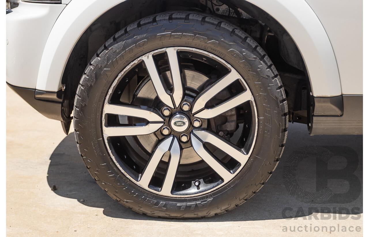 5/2012 Land Rover Discovery 4 3.0 SDV6 HSE MY12 4d Wagon Fuji White Turbo Diesel V6 3.0L - 7 Seater